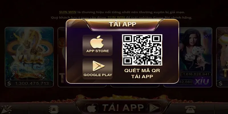 Hướng dẫn tải app Sunwin về thiết bị chi tiết 